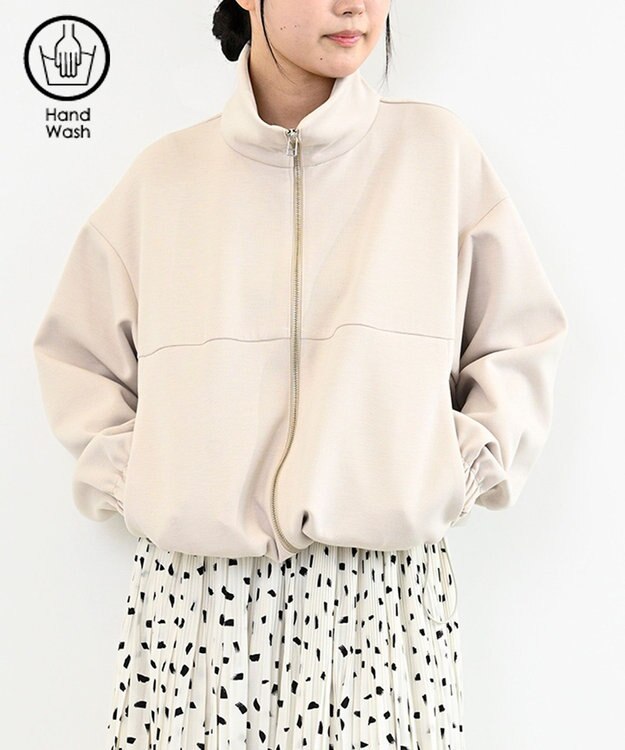 FORFORMO Stand Collar Jersey Blouson スタンドカラージャージーブルゾン ベージュ