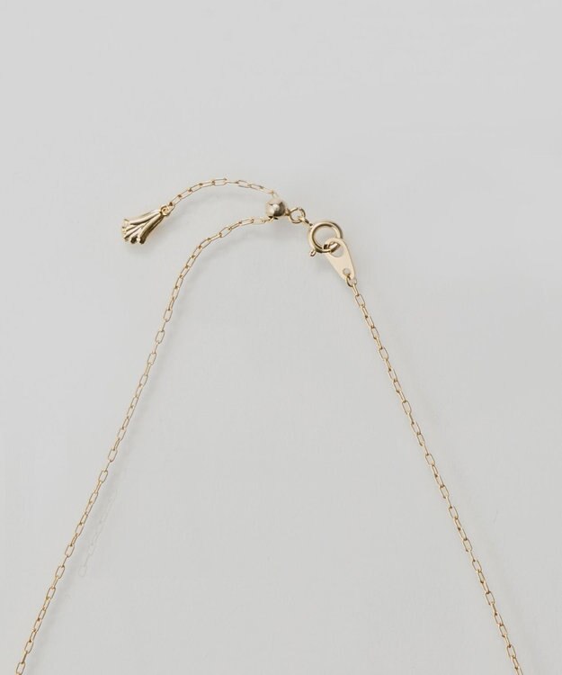 Phoebe 【金属アレルギー対応】ラディアンスビジューYラインネックレス　ゴールド ゴールド