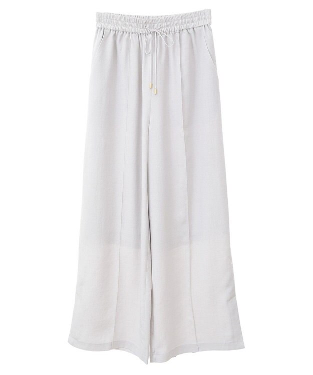 YECCA VECCA サラサライージーワイドパンツ Stripe