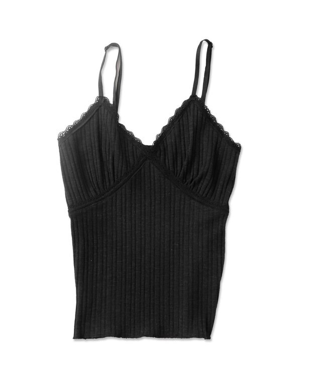 WEGO レースニットビスチェ ブラック