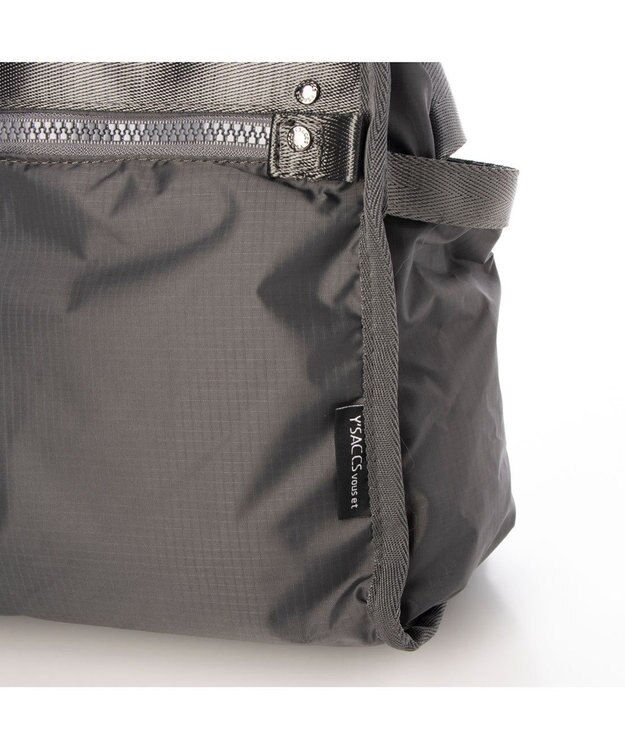 Y'SACCS 【Y’SACCS vous et】リップストップナイロンショルダー Mサイズ グレー