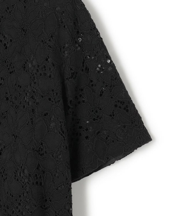 23区 S 【APPLAUDIR】シアーコンビ レースドレス ブラック系