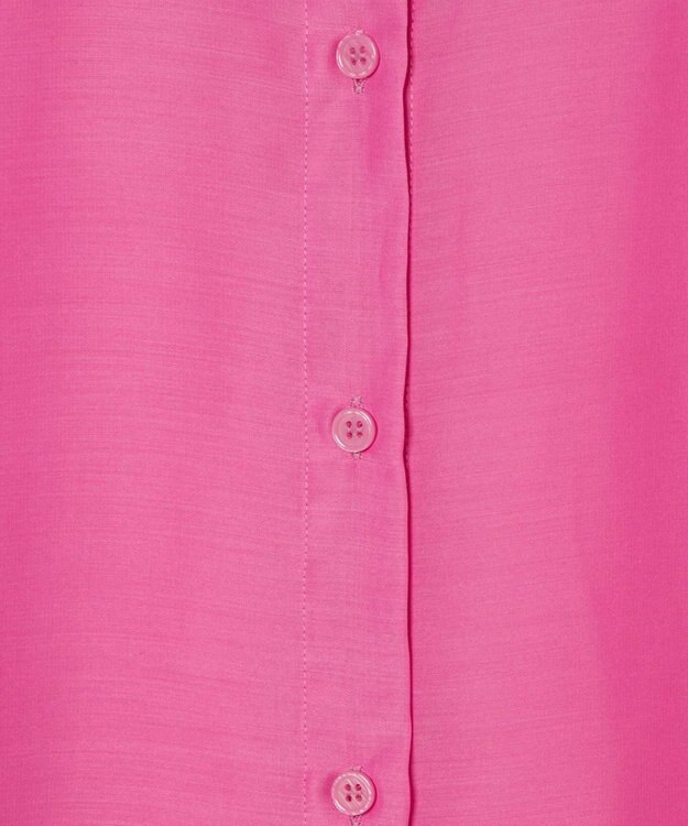 WEGO ボリュームスリーブシアーシャツ ピンク