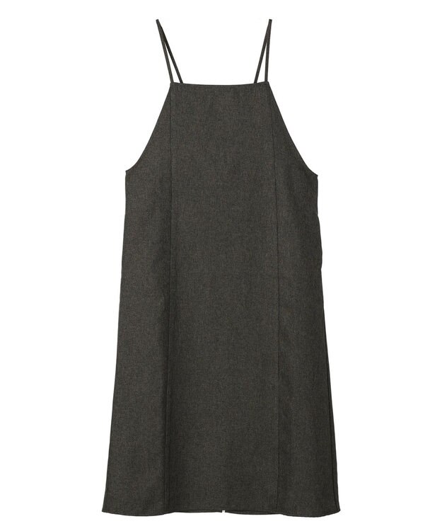 Green Parks 接触冷感　Ｉラインキャミワンピース Gray