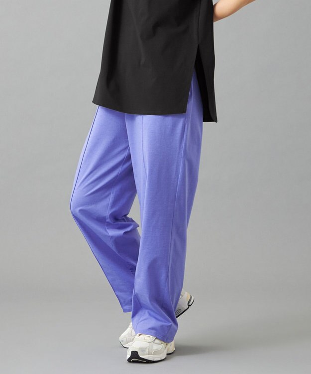 Chacott Chacott BALANCE EasyCare+ ストレートパンツ ヒヤシンス