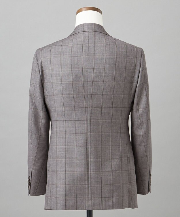 GOTAIRIKU 【DORMEUIL】AMADEUS365 3ピーススーツ （グレーチェック） ライトグレー系4