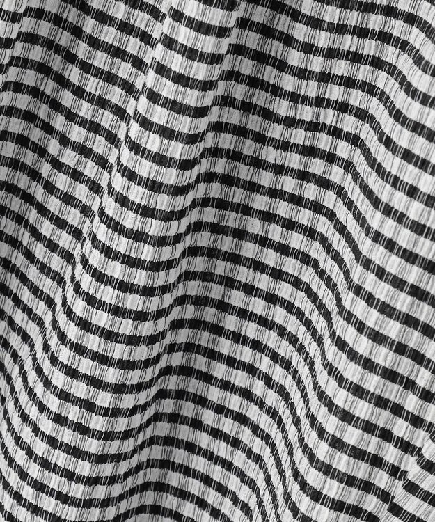 uncrave ギンガムチェック ワイドパンツ ブラック×ホワイト