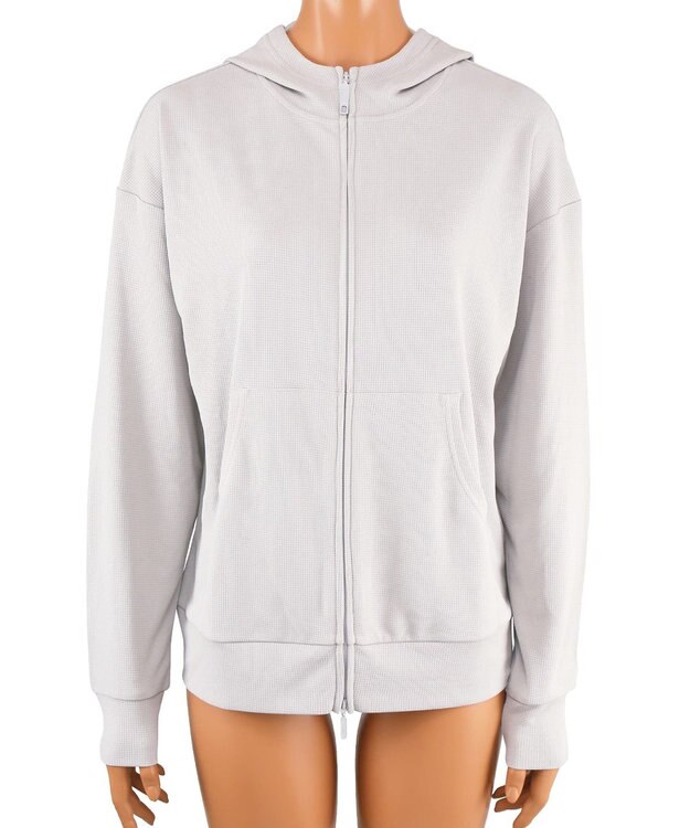 San-ai Resort（三愛水着楽園） ★新色ブルー入荷【UPF50＋】　ユニセックス　サーマルラッシュパーカー　S・M・L　【Reir（レイール）】 ライトグレー