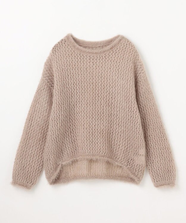 ANY レーシーネットニット ベージュ