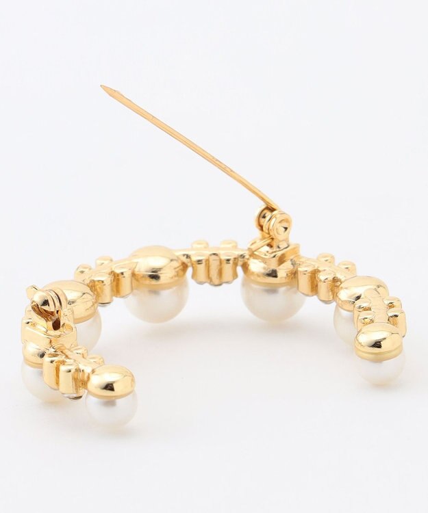 ANY SIS クレセントセット ブローチ ゴールド