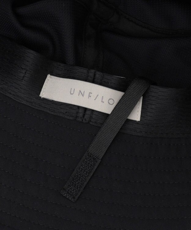 UNFILO FINE MOVE ミニマルバケットハット ブラック