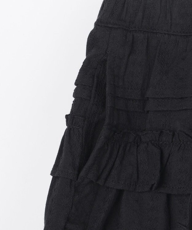 ANY KIDS 【洗濯機可能】カラミドビー ティアードスカパン ブラック