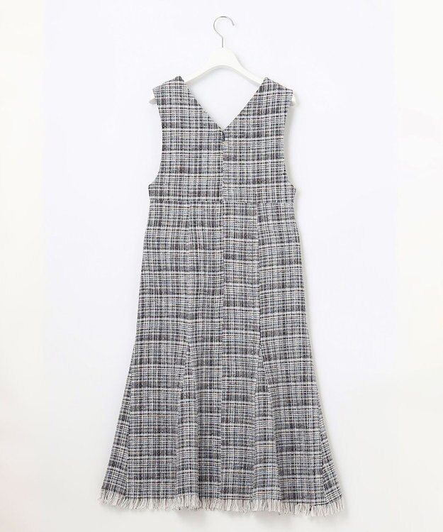 Feroux 【洗える】ツイード ジャンパースカート ピンク系9