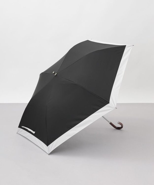 AURORA 【WEB限定】 バイカラー晴雨兼用傘（折りたたみ） ブラック