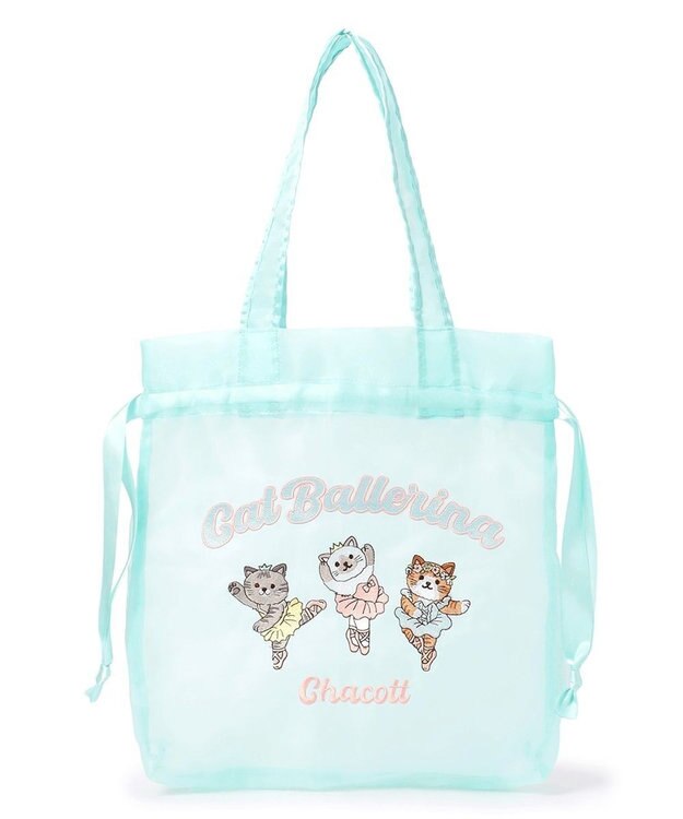 Chacott Catシアートートバッグ ベビーブルー