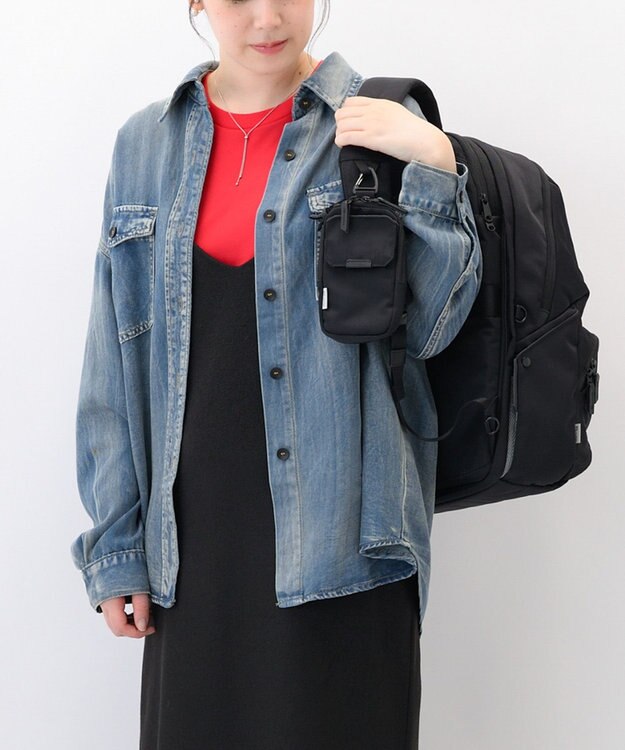 ACE BAGS & LUGGAGE W&.Day/Night ポッケスアプト ラウンドリュック B4サイズ 15.6インチPC収納 20222 ダブルアンドデイナイト ブラック