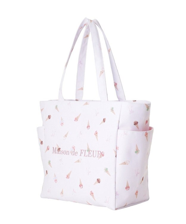 Maison de FLEUR サーティワン　サイドポケットトート Light Pink
