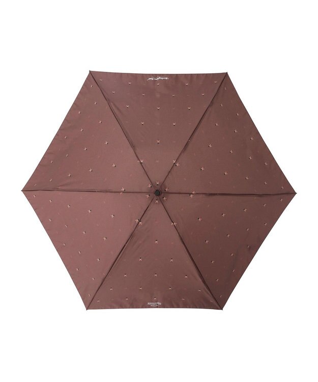 MOONBAT 【大きめ】マッキントッシュ フィロソフィー 折りたたみ傘 Barbrella 超軽量 約110g バッキンガムベア 55cm ワイン