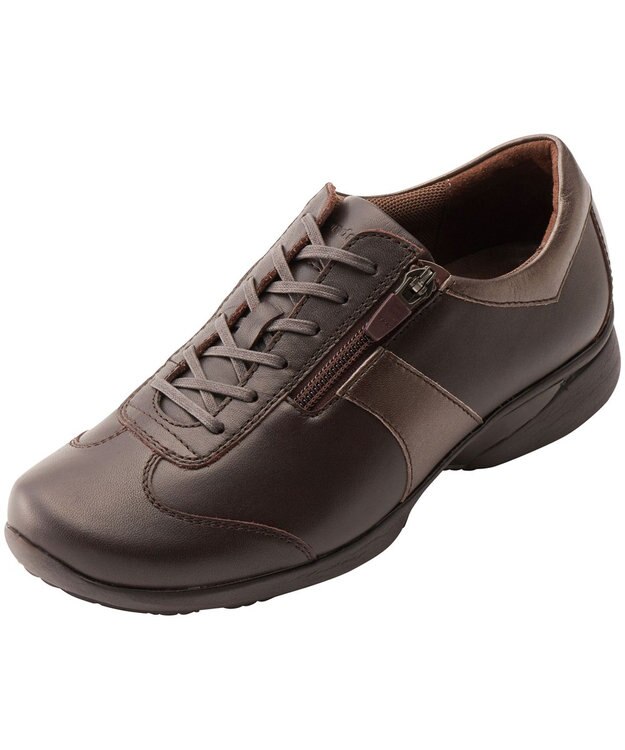 ASICS WALKING ペダラ レディース 3.0cm ヒール ブラウン系