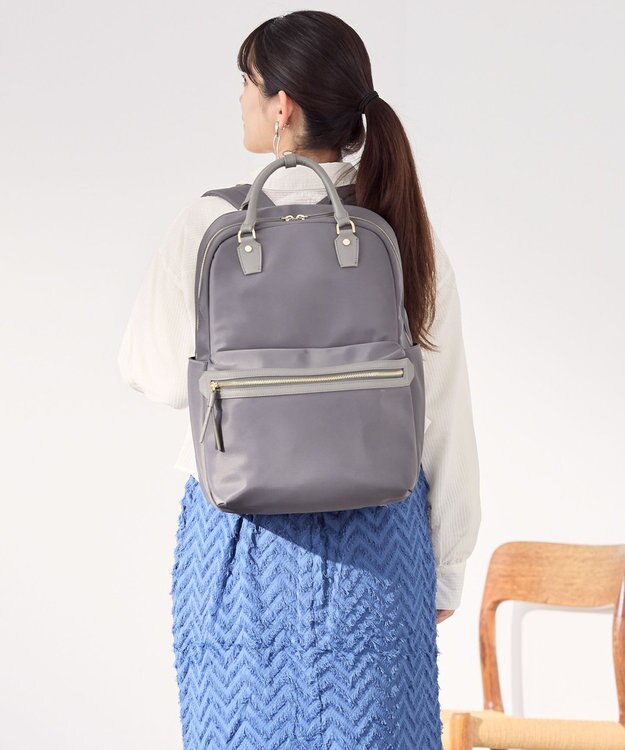 ACE BAGS & LUGGAGE ace. ラポルテム ビジネスリュック 2気室 B4 15.6インチPC収納 25L 68522 エース ベージュ