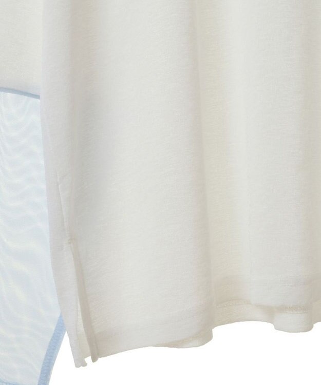 Green Parks Ｍｉｆｆｙ／袖配色シアーープルオーバー White