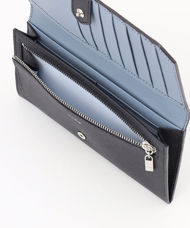 airlist 【軽量・バイカラー】薄型長財布　Stella　ステラ ネイビー×スカイ