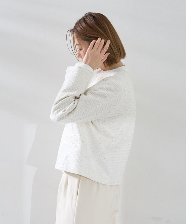 YECCA VECCA ツイードジャケット(2) Off White