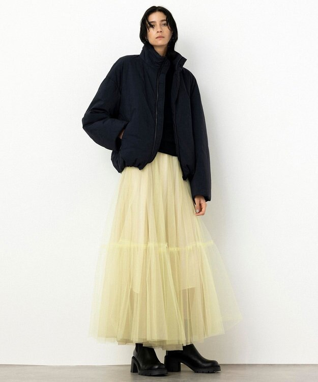 NAVE 【Nave・手洗い可/中綿】パフィトラックジャケット ブラック系