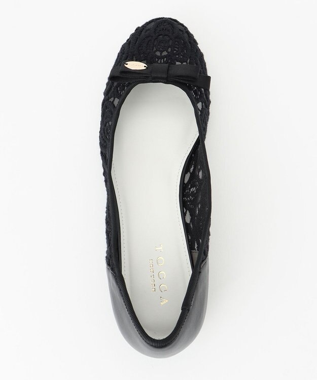 TOCCA TINY RIBBON FLATSHOES フラットシューズ ブラック系7