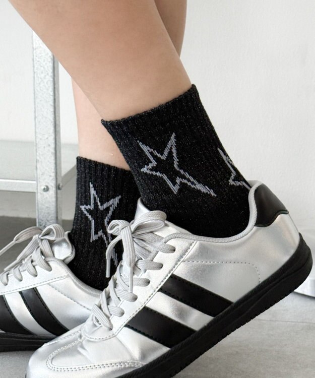 WEGO アソート柄ラメソックス 柄4