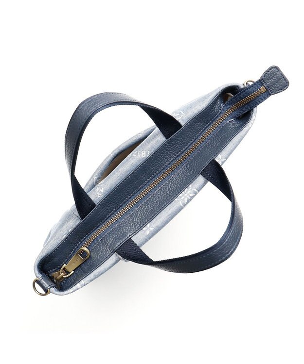 IBIZA アスール　ロゴデニム　2WAYバッグ 水色