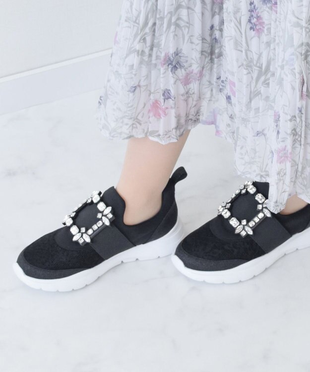 Bridget Birkin 【Bridget Birkin】バックルスニーカー ブラック雑材