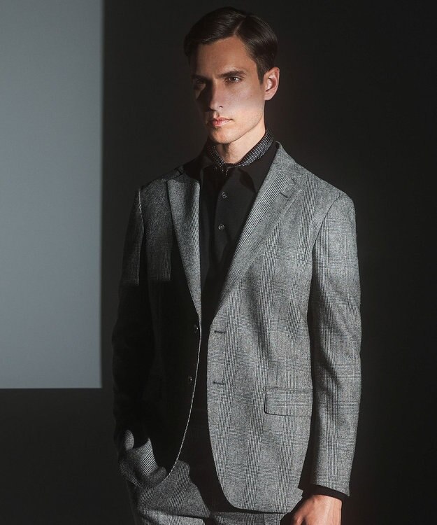 GOTAIRIKU 3ピースセットアップ対応【あたたかい】RENEWOOL ウールジャケット ブラック系4