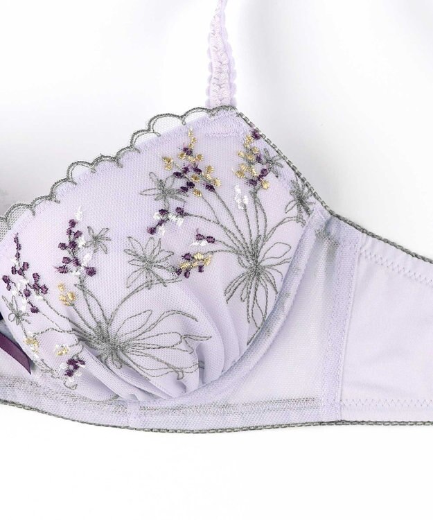 AMPHI ブラジャー ショーツセット まる胸メイク WEB限定カラーあり 【ブラショーツセット】 上下セット ブラ BCC224 アンフィ／ワコール パープル