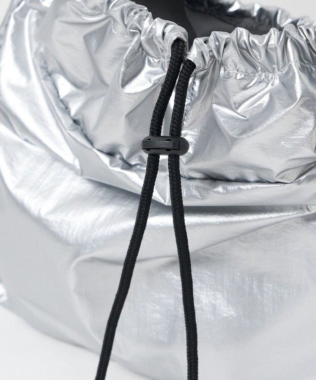 WEGO 【CONVERSE/ユニセックス着用ITEM】別注CONVERSEドローコードショルダーバッグ シルバー