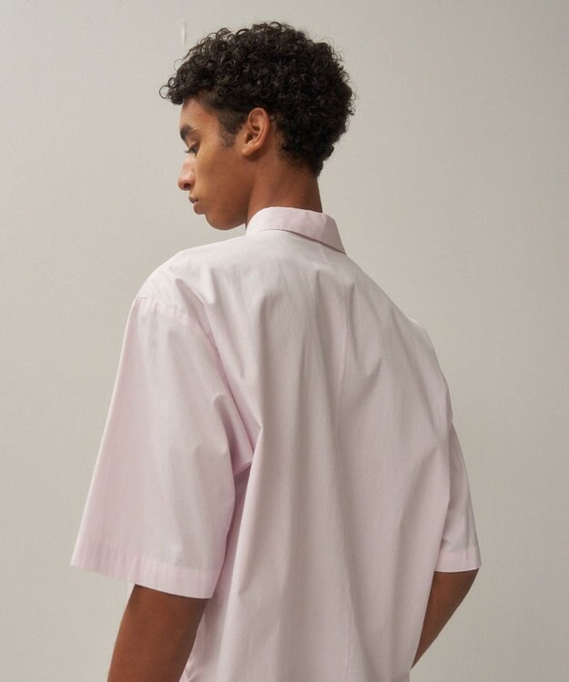 ATON GIZA BROAD | ショートスリーブシャツ - UNISEX PINK