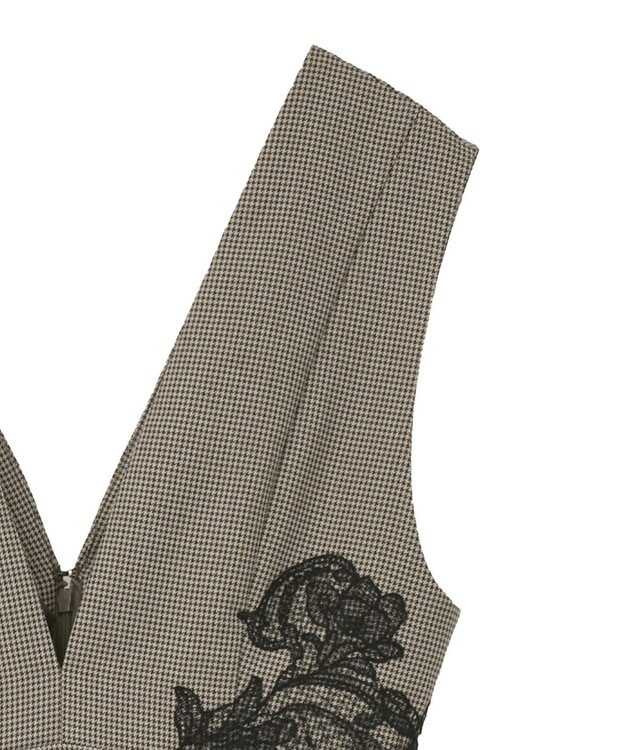 YECCA VECCA フラワーレースジャンスカ Check