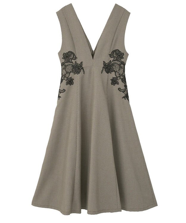 YECCA VECCA フラワーレースジャンスカ Check