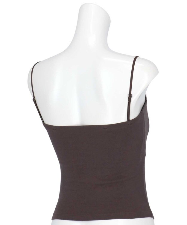 AMPHI カップ付きインナー 【ブラトップ】 ストラップ取り外し可 上向きで立体的なバストシルエット しめつけ感が少ない 脇スッキリ JWG102 アンフィ／ワコール ブラウン