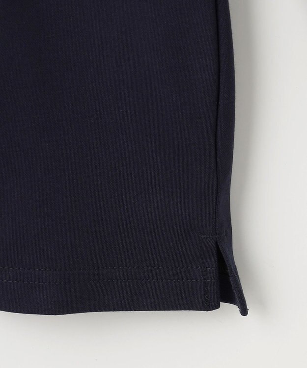 23区GOLF 【WOMEN】【吸水速乾/UVカット】ベアスムースモックシャツ ネイビー系