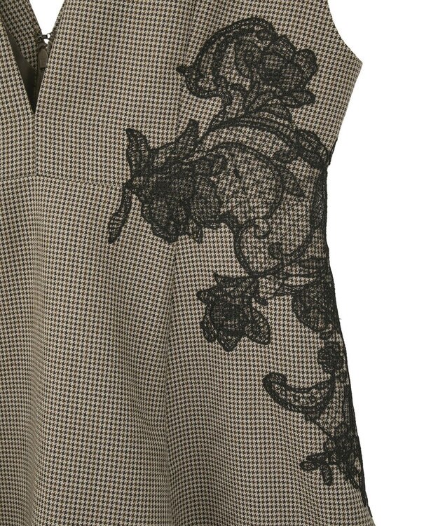 YECCA VECCA フラワーレースジャンスカ Check