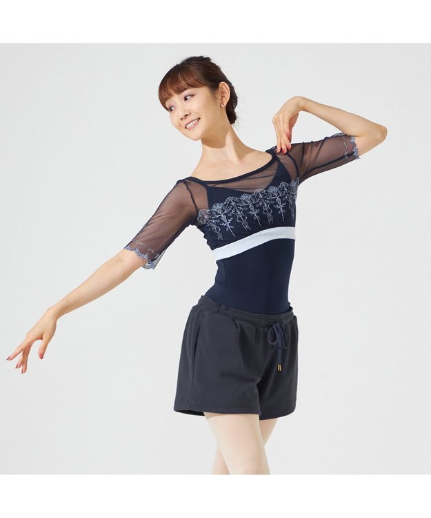 Chacott ショートパンツ ネイビー