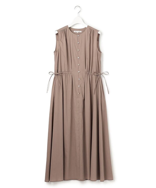 23区 【先行予約】シルキーライトクロス フレアワンピース モカ系