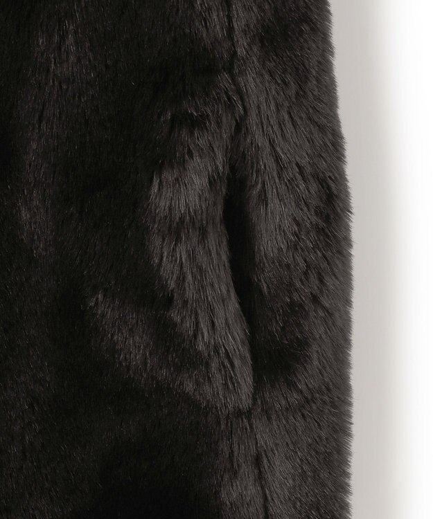 23区 ECOPEL エコファー コンビ ジレ ブラック系