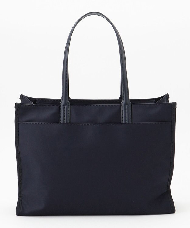 TOCCA SIDE RIBBON NYLONTOTE バッグ ネイビー系