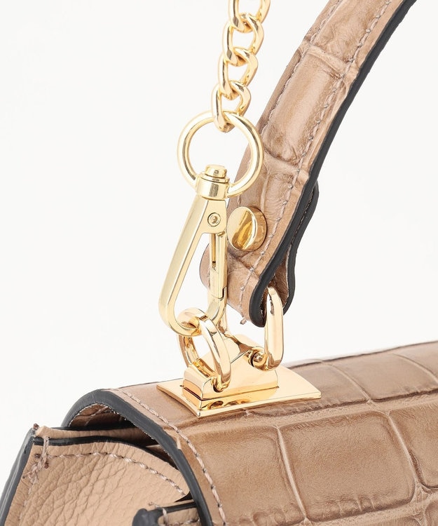 自由区 【MILOS】フラップワンハンドル2WAY バッグ キャメル系