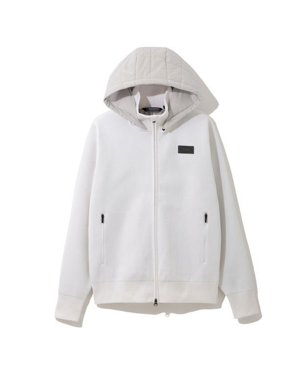 ZERO HALLIBURTON ウィンドブレーカーニットブルゾン 82754 2way パーカー ゴルフ ZHG-W14 ホワイト