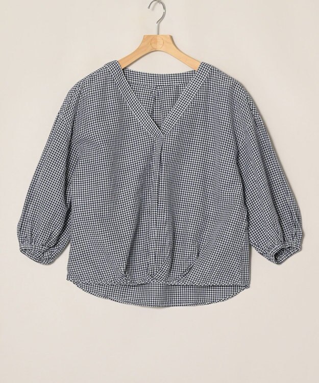 ONWARD Reuse Park 【any FAM】ブラウス春夏 ネイビー