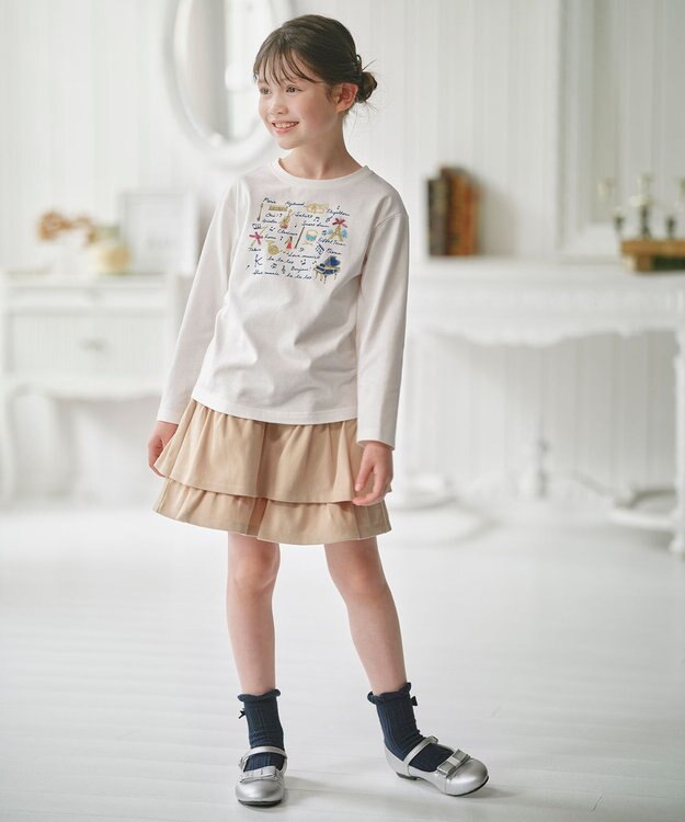 組曲 KIDS 【110-140㎝】リトルコンサート Tシャツ オフホワイト