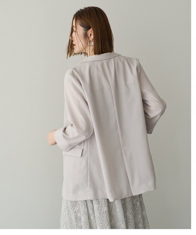 YECCA VECCA リネンライクジャケット Light Gray